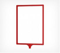 Пластиковая рамка с интегрированным Т-держателем PFT формата А-4  заказать с доставкой ✓Большой выбор товаров из оргстекла ✓Собственное производство ✓Доставка по России и СНГ ✆  (925) 154-20-43➔ Звоните!  Пластиковая рамка  PFT-A4 формата А-4